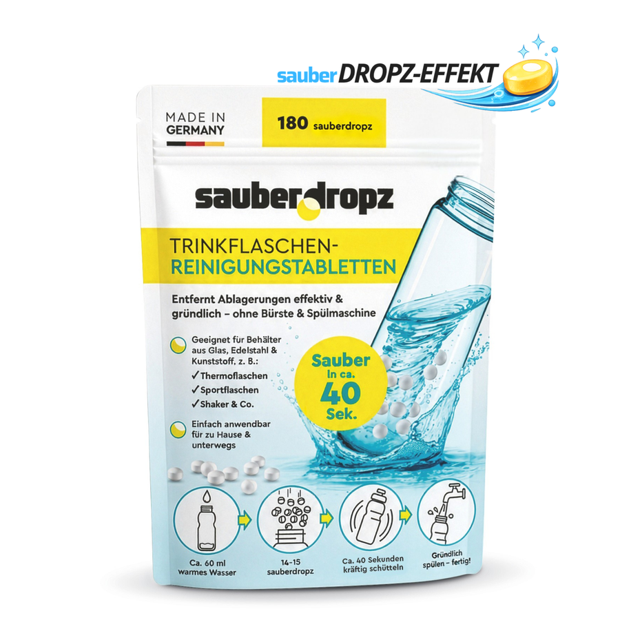 sauberdropz Reinigungstabletten